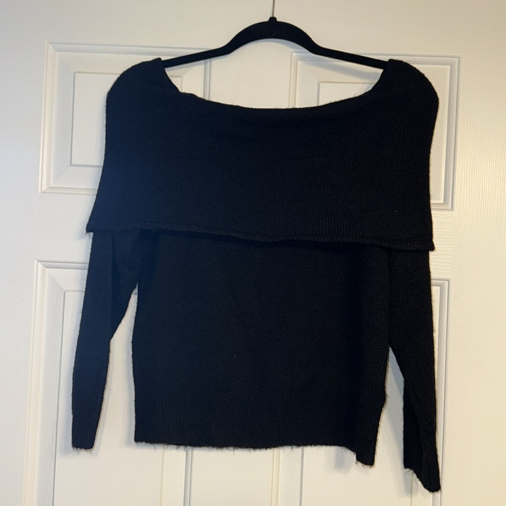 H&M Off-the-Shoulder Sweater, Size XS